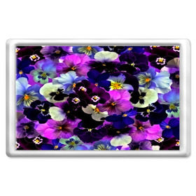 Магнит 45*70 с принтом Flower Garden в Тюмени, Пластик | Размер: 78*52 мм; Размер печати: 70*45 | паттерн | разноцветный | цветы