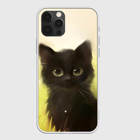 Чехол для iPhone 12 Pro Max с принтом Котик в Тюмени, Силикон |  | Тематика изображения на принте: cat | kitty | животные | киса | кот | котенок | котэ | кошка