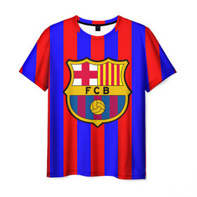 Мужская футболка 3D с принтом Браса лучшая команда! в Тюмени, 100% полиэфир | прямой крой, круглый вырез горловины, длина до линии бедер | barcelona | fc | fcb | барселона | испания | футбольный клуб