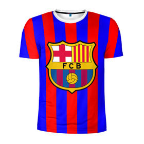 Мужская футболка 3D спортивная с принтом Браса лучшая команда! в Тюмени, 100% полиэстер с улучшенными характеристиками | приталенный силуэт, круглая горловина, широкие плечи, сужается к линии бедра | Тематика изображения на принте: barcelona | fc | fcb | барселона | испания | футбольный клуб