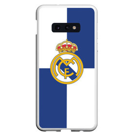 Чехол для Samsung S10E с принтом Real Madrid №1! в Тюмени, Силикон | Область печати: задняя сторона чехла, без боковых панелей | fc | fcb | lfp | real madrid | болельщикам | испания | испанская премьер лига | испанский | мадрид | реал | реал мадрид | футбольный клуб