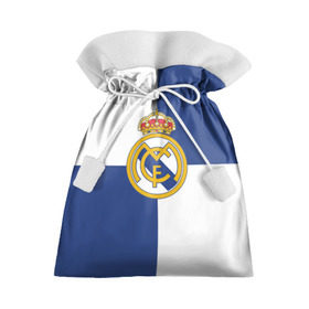 Подарочный 3D мешок с принтом Real Madrid №1! в Тюмени, 100% полиэстер | Размер: 29*39 см | fc | fcb | lfp | real madrid | болельщикам | испания | испанская премьер лига | испанский | мадрид | реал | реал мадрид | футбольный клуб