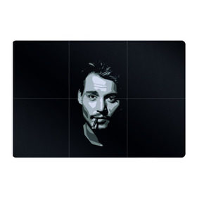Магнитный плакат 3Х2 с принтом Джонни Депп в Тюмени, Полимерный материал с магнитным слоем | 6 деталей размером 9*9 см | johnny depp | джонни депп