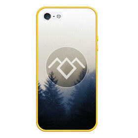 Чехол для iPhone 5/5S матовый с принтом Twin Peaks в Тюмени, Силикон | Область печати: задняя сторона чехла, без боковых панелей | twin peaks | лес | лора палмер | ночь | огонь | сова | сосны | твин пикс
