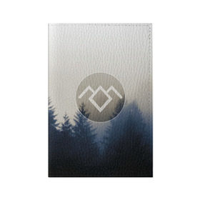 Обложка для паспорта матовая кожа с принтом Twin Peaks в Тюмени, натуральная матовая кожа | размер 19,3 х 13,7 см; прозрачные пластиковые крепления | Тематика изображения на принте: twin peaks | лес | лора палмер | ночь | огонь | сова | сосны | твин пикс