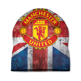 Шапка 3D с принтом Manchester United №1! в Тюмени, 100% полиэстер | универсальный размер, печать по всей поверхности изделия | manchester united | манчестер | юнайтед