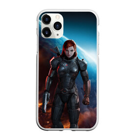 Чехол для iPhone 11 Pro матовый с принтом Mass Effect в Тюмени, Силикон |  | n7 | shepard | галактика | жнец | космос | масс | нормандия | планета | шепард | эффект