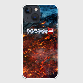 Чехол для iPhone 13 mini с принтом Mass Effect в Тюмени,  |  | n7 | shepard | галактика | жнец | космос | масс | нормандия | планета | шепард | эффект