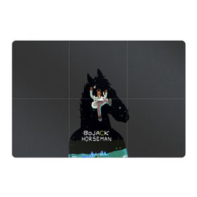 Магнитный плакат 3Х2 с принтом Конь БоДжек в Тюмени, Полимерный материал с магнитным слоем | 6 деталей размером 9*9 см | Тематика изображения на принте: bojack horseman | конь бо джек | конь боджек