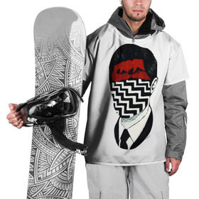 Накидка на куртку 3D с принтом Твин Пикс в Тюмени, 100% полиэстер |  | Тематика изображения на принте: twin peaks | дэвид линч | совы | твин пикс | чертовски хороший кофе