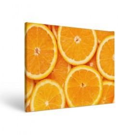 Холст прямоугольный с принтом Апельсинка в Тюмени, 100% ПВХ |  | апельсин | свежесть | фрукт