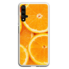 Чехол для Honor 20 с принтом Апельсинка в Тюмени, Силикон | Область печати: задняя сторона чехла, без боковых панелей | апельсин | свежесть | фрукт