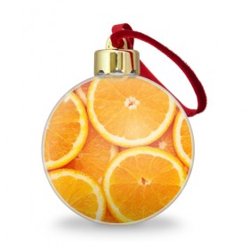 Ёлочный шар с принтом Апельсинка в Тюмени, Пластик | Диаметр: 77 мм | апельсин | свежесть | фрукт