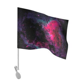 Флаг для автомобиля с принтом Загадочный космос в Тюмени, 100% полиэстер | Размер: 30*21 см | space | star | вселенная | звезды | космический | космос | созвездие