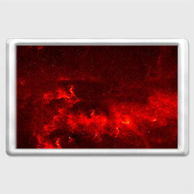 Магнит 45*70 с принтом Космический в Тюмени, Пластик | Размер: 78*52 мм; Размер печати: 70*45 | Тематика изображения на принте: звезды | красный | туманность