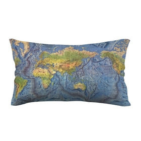 Подушка 3D антистресс с принтом Карта в Тюмени, наволочка — 100% полиэстер, наполнитель — вспененный полистирол | состоит из подушки и наволочки на молнии | география | земля | мир