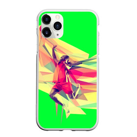 Чехол для iPhone 11 Pro Max матовый с принтом Баскетбол в Тюмени, Силикон |  | Тематика изображения на принте: баскетболист | бросок | мяч | прыжок
