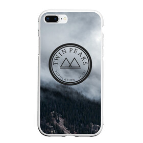 Чехол для iPhone 7Plus/8 Plus матовый с принтом Twin Peaks в Тюмени, Силикон | Область печати: задняя сторона чехла, без боковых панелей | Тематика изображения на принте: twin peaks | дэвид линч | лес | лора палмер | сова | твин пикс | туман