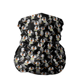 Бандана-труба 3D с принтом Дурацкие пингвины в Тюмени, 100% полиэстер, ткань с особыми свойствами — Activecool | плотность 150‒180 г/м2; хорошо тянется, но сохраняет форму | антарктида | антарктика | пингвин | полюс | полярник | птенец | птицы | толпа