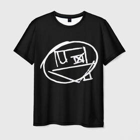 Мужская футболка 3D с принтом Logo в Тюмени, 100% полиэфир | прямой крой, круглый вырез горловины, длина до линии бедер | art | logo | music | the neighbourhood | лого | музыка | поп | рок
