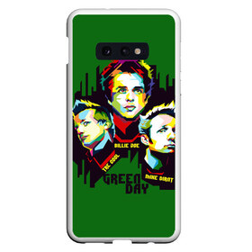 Чехол для Samsung S10E с принтом Green Day в Тюмени, Силикон | Область печати: задняя сторона чехла, без боковых панелей | american idiot | green day | грин дей | грин дэй