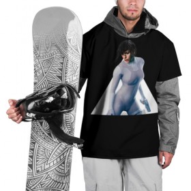 Накидка на куртку 3D с принтом Ghost In The Shell 14 в Тюмени, 100% полиэстер |  | 