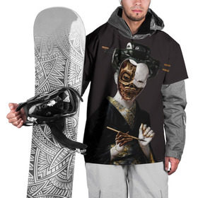 Накидка на куртку 3D с принтом Ghost In The Shell 1 в Тюмени, 100% полиэстер |  | Тематика изображения на принте: anime