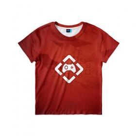 Детская футболка 3D с принтом Геймер в Тюмени, 100% гипоаллергенный полиэфир | прямой крой, круглый вырез горловины, длина до линии бедер, чуть спущенное плечо, ткань немного тянется | gamer