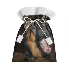 Подарочный 3D мешок с принтом Гав в Тюмени, 100% полиэстер | Размер: 29*39 см | Тематика изображения на принте: друг человека | животное | красивая | милая | пес | породистая собака | породы | прикольная | щенок