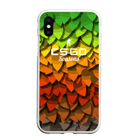 Чехол для iPhone XS Max матовый с принтом csgo - Seasons style XM1014 в Тюмени, Силикон | Область печати: задняя сторона чехла, без боковых панелей | cs | cs go | csgo | go | го | контр страйк | контра | кс | кс го | ксго | спецназ | террористы