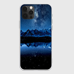 Чехол для iPhone 12 Pro Max с принтом Млечный путь в Тюмени, Силикон |  | Тематика изображения на принте: ночной | пейзаж | синий