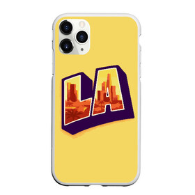Чехол для iPhone 11 Pro матовый с принтом Лос-Анджелес в Тюмени, Силикон |  | california | los angeles | usa | америка | калифорния | лос анджелес | сша