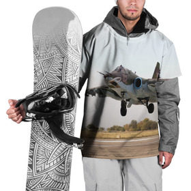 Накидка на куртку 3D с принтом Истребитель в Тюмени, 100% полиэстер |  | самолет