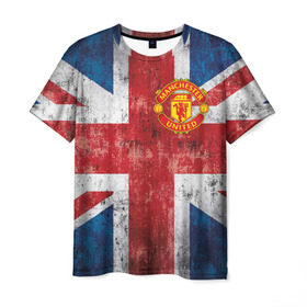 Мужская футболка 3D с принтом Красные дьяволы в Тюмени, 100% полиэфир | прямой крой, круглый вырез горловины, длина до линии бедер | 3d | british | manchester united | mu | new | англия | великобритания | игра | красные дьяволы | лондон | манчестер | манчестер юнайтед | мю | новые | популярные | прикольные | флаг британии | футбол
