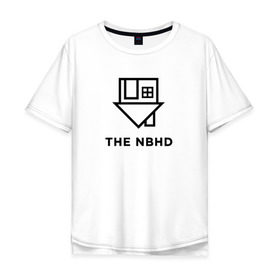 Мужская футболка хлопок Oversize с принтом The Neighbourhood в Тюмени, 100% хлопок | свободный крой, круглый ворот, “спинка” длиннее передней части | nbhd | neighbourhood | the nbhd | the neighbourhood