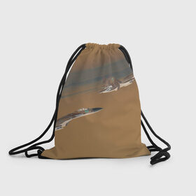 Рюкзак-мешок 3D с принтом Ночной рейд в Тюмени, 100% полиэстер | плотность ткани — 200 г/м2, размер — 35 х 45 см; лямки — толстые шнурки, застежка на шнуровке, без карманов и подкладки | самолет