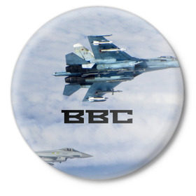 Значок с принтом Противостояние в Тюмени,  металл | круглая форма, металлическая застежка в виде булавки | самолет