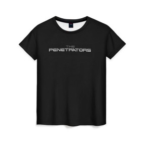 Женская футболка 3D с принтом The penetrators в Тюмени, 100% полиэфир ( синтетическое хлопкоподобное полотно) | прямой крой, круглый вырез горловины, длина до линии бедер | penetrators | the penetrators | пенетраторы