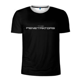 Мужская футболка 3D спортивная с принтом The penetrators в Тюмени, 100% полиэстер с улучшенными характеристиками | приталенный силуэт, круглая горловина, широкие плечи, сужается к линии бедра | penetrators | the penetrators | пенетраторы