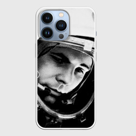 Чехол для iPhone 13 Pro с принтом Юрий Гагарин в Тюмени,  |  | первый космонавт