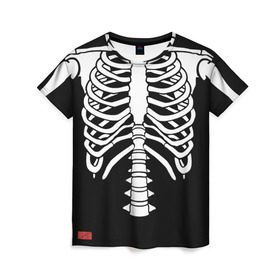 Женская футболка 3D с принтом Skeleton clique в Тюмени, 100% полиэфир ( синтетическое хлопкоподобное полотно) | прямой крой, круглый вырез горловины, длина до линии бедер | blurryface | bones | heavy dirty soul | heavydirtysoul | skeleton | skeleton clique | top | twenty one pilots