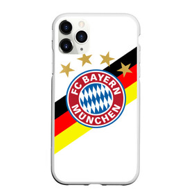 Чехол для iPhone 11 Pro Max матовый с принтом ФК Бавария в Тюмени, Силикон |  | bayern | bayern munchen | fc | football | munchen | бавария | германия | футбол | футбольные | футбольный клуб