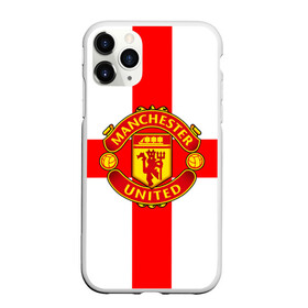Чехол для iPhone 11 Pro Max матовый с принтом Manchester united в Тюмени, Силикон |  | 3д | fc | manchester united | mu | англия | британия | игра | канониры | красные дьяволы | лондон | манчестер | мю | флаг | флаг британии | футбол | эмблема