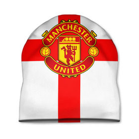 Шапка 3D с принтом Manchester united в Тюмени, 100% полиэстер | универсальный размер, печать по всей поверхности изделия | 3д | fc | manchester united | mu | англия | британия | игра | канониры | красные дьяволы | лондон | манчестер | мю | флаг | флаг британии | футбол | эмблема