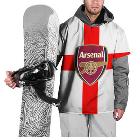 Накидка на куртку 3D с принтом Арсенал в Тюмени, 100% полиэстер |  | Тематика изображения на принте: 3d | arsenal | fc |  football club | английская премьер лига | англия | апл | арсенал | болельщики | великобритания | игра | канониры | лондон | новые | популярные | прикольные | пушкари | футбол | футбольный клуб