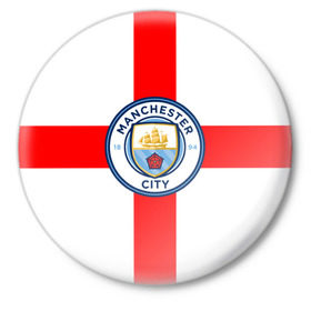 Значок с принтом Манчестер Сити в Тюмени,  металл | круглая форма, металлическая застежка в виде булавки | 3d | manchester city | new | английская премьер лига | англия | апл | болельщикам | британия | игра | лондон | манчестер | манчестер сити | новые | популярные | прикольные | футбол | футбольный клуб | эмблема