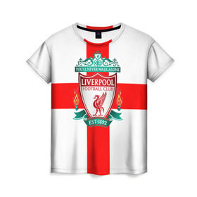 Женская футболка 3D с принтом Ливерпуль ФК в Тюмени, 100% полиэфир ( синтетическое хлопкоподобное полотно) | прямой крой, круглый вырез горловины, длина до линии бедер | 3d | apl | est | fc | footbal club | liverpool | new | англия | апл | британия | игра | ливерпуль | лондон | новая | популярная | прикольная | футбол | футбольный клуб
