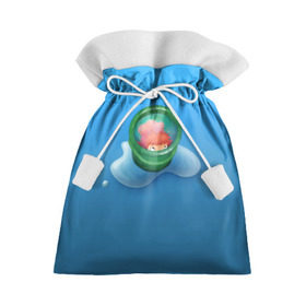 Подарочный 3D мешок с принтом Bucket в Тюмени, 100% полиэстер | Размер: 29*39 см | Тематика изображения на принте: anime | ponyo | аниме | миядзаки | поньо | рыбка