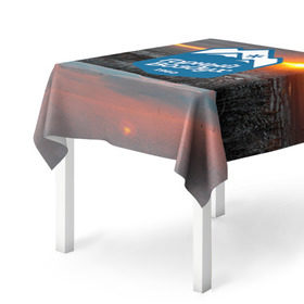 Скатерть 3D с принтом Горный воздух в Тюмени, 100% полиэстер (ткань не мнется и не растягивается) | Размер: 150*150 см | горы
