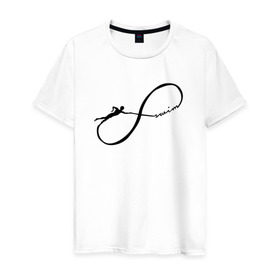 Мужская футболка хлопок с принтом swim в Тюмени, 100% хлопок | прямой крой, круглый вырез горловины, длина до линии бедер, слегка спущенное плечо. | Тематика изображения на принте: swim | swimming | плавание | пловец